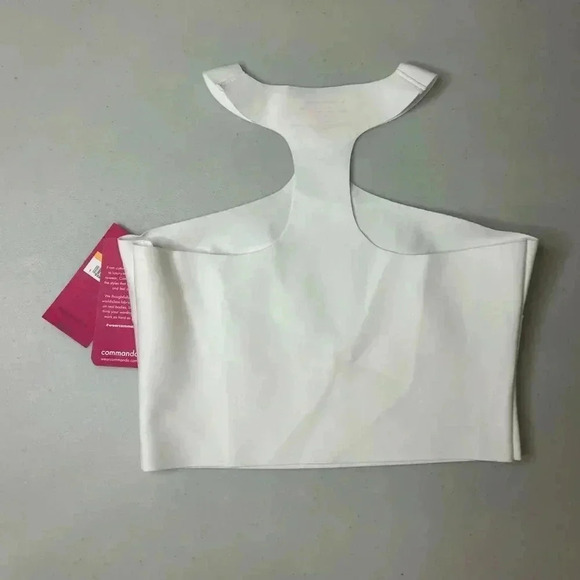 Revolve Commando Neoprene Y-Front Crop Top White Size Small NWT - Picture 4 of 6